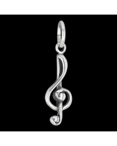 12.95 Notenschlüssel klein Anhänger 925er Silber - sonstige Symbole - 19x8mm 933-GJP077 SIGO2023