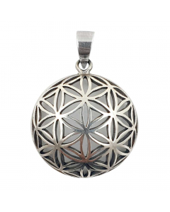 21.95 Blume des Lebens Anhänger 925 Silber Flower of Life mittel 902-AHSS055 Blume des Lebens Anhänger