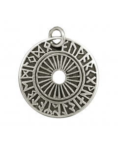 32.95 Futhark etNox-Anhänger Runen 925 Silber und Stoffband Schrift Zeichen 935-K1202 SIGO2023
