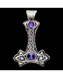 26.95 Thor`s Hammer Anhänger Schmuck - Thorhammer - 53x34mm 909-TH03 Halbedelmetall