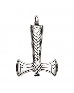 13.95 Wikingeraxt Schmuck Anhänger - Axt , Wikinger - 33x23mm 909-V7-Wikingeraxt Wikinger Anhänger aus Silber