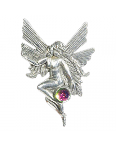 7.95 Elfen Anhänger: Die Elfe der Freude - Elfen Feen - 32x 47mm 915-EF01-Elfe Halbedelmetall
