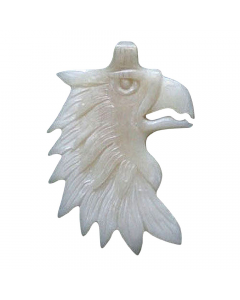 17.95 Adlerkopf Anhänger Schmuck - Vögel - 37x23mm 949-SK30 Halbedelmetall