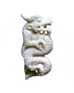 22.95 Drache Anhänger Schmuck - Drachen - 45x22mm 949-SK37 Halbedelmetall