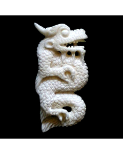 26.95 Drache Anhänger Schmuck - Drachen - 45x22mm 949-SK37 Halbedelmetall