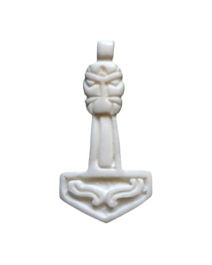 17.95 Thors Hammer Anhänger Schmuck - Thorhammer - 44x22mm 949-SK51 Halbedelmetall