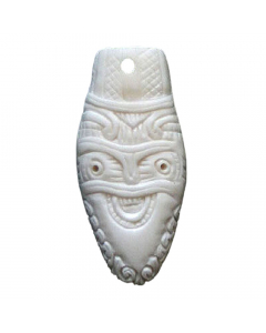 15.95 Maori Anhänger Schmuck 45x20mm 949-SK52 Halbedelmetall