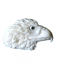 20.95 Adlerkopf Anhänger Schmuck - Vögel - 40x28mm 949-SK54 Halbedelmetall