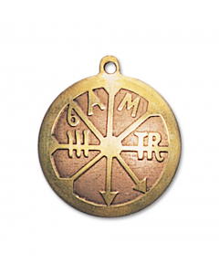 10.95 magischer Talisman 34 Anhänger Schmuck 27x25mm 909-34 Halbedelmetall