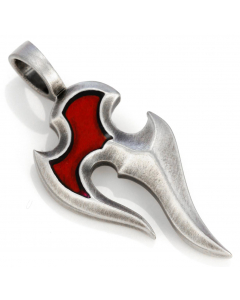 14.95 Original Bico Australia Australien Schmuck Anhänger Akoma rot Modern 4 928-B120-Rot Halbedelmetall