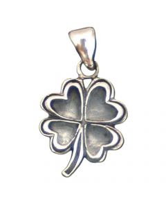 20.95 Glücks Anhänger Kleeblatt Anhänger Schmuck 29x12mm mit Aufhängering 933-GJP003 Halbedelmetall