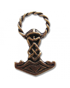 11.95 Thors Hammer Anhänger Schmuck - Thorhammer - 909-AZ40 Halbedelmetall