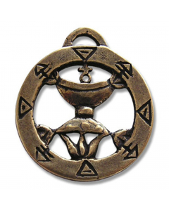 11.95 Königinpentakel Anhänger Schmuck - Pentagramm - 909-AZ41 Halbedelmetall
