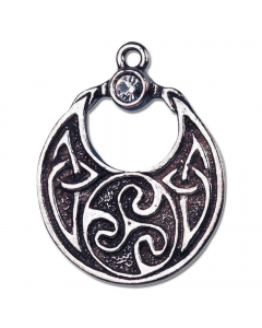 20.95 Boudica´s Amulett Anhänger Schmuck Mit Halskette 37x30mm 909-CZ8 Halbedelmetall