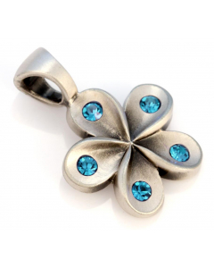 19.95 Bico Schmuck Anhänger Blüte mit Kristallen 928-CR4LB Halbedelmetall