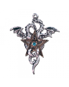20.95 DRACHENSTERN Anhänger Schmuck 45x54mm 909-FB7 Halbedelmetall