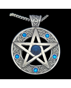 21.95 Keltisches Pentagramm Anhänger Schmuck - Pentagramm - 46x36mm 909-MD13 Keltische Anhänger
