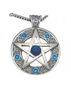 21.95 Keltisches Pentagramm Anhänger Schmuck - Pentagramm - 46x36mm 909-MD13 Keltische Anhänger