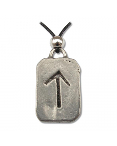 9.95 Rune Teiwaz Tyr Anhänger Schmuck 909-RSP17 Halbedelmetall