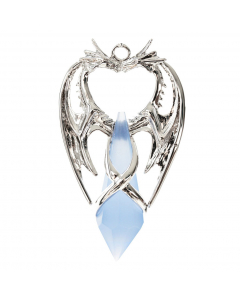 46.95 Anne Stokes Kristallhüter Doppeldrache Anhänger Schmuck mit Kette Drac 909-CK09 Halbedelmetall