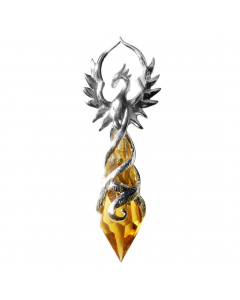 46.95 Anne Stokes Kristallhüter Phönixflamme Anhänger Schmuck mit Kette; Phö 909-CK11