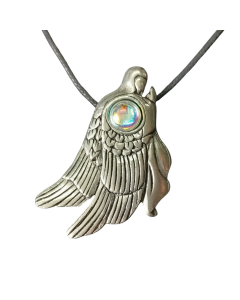 9.95 Der Engel der Reisenden Anhänger Schmuck - Engel - 43x19mm 915-AG10 Halbedelmetall