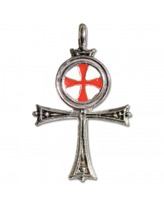 27.95 Tempelritter Ankh Anhänger Schmuck - Ankh , Mittelalter - 25x35mm 909-KT10 Ankh Anhänger