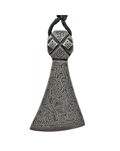 14.95 Axtamulett Beil Schmuck Anhänger Zinn - Waffen - 30x55mm 949-VP12-ZINN Halbedelmetall