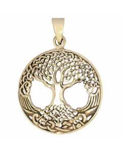 12.95 Weltenesche Bronze Anhänger Schmuck gross - Lebensbaum - 26mm ? 933-GJP017B Lebensbaum Anhänger
