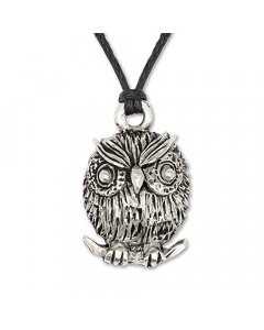 9.95 Die Eule Glücksanhänger Schmuck Anhänger Glücksbringer Vogel Weisheit 915-ANI07 Halbedelmetall