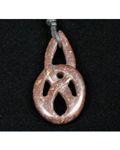 13.95 Keltischer Knoten Speckstein Anhänger handgemacht Schmuck handmade 946-DA180-Knoten Keltische Anhänger