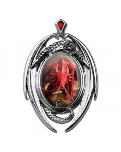22.95 Anne Stokes Anhänger Höhle des Drachen Schmuck Fantasy Drache Dragon 909-EC11 Halbedelmetall