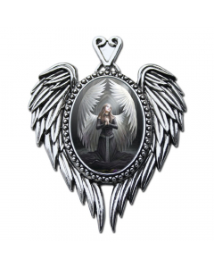 22.95 Anne Stokes Anhänger Engel Prayer for the Fallen Schmuck Fantasy Engel 909-EC14 Halbedelmetall