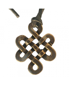7.95 Shrivatsa aus Bronze Anhänger Schmuck - Keltische Knoten - 908-BRO51 Keltische Anhänger aus Silber