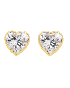 130.95 Ohrstecker Zargenfassung Zirkonia 585 Gelbgold 904-OS166161-OR00051 Ohrschmuck