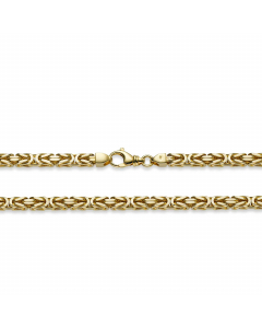 7,0 mm 750 - 18 Karat Gold Halskette Königskette massiv Gold hochwertige Goldkette - Länge nach Wahl
