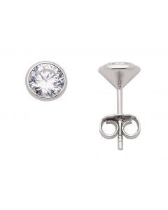 21.95 Sortiment Ohrstecker Zarge Zirkonia 925 Silber rhodiniert 904-OS150276-OS10002 Ohrschmuck