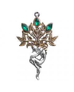 19.95 Alraune Anhänger Briar mystischer Schmuck Fabelwesen mit Kette und Sch 909-BB10 Halbedelmetall