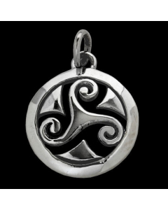 Celtic Triskel Schmuck Anhänger 925er Silber - Triskel - 24x16mm