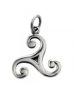 Celtic Triskel Schmuck Anhänger 925er Silber - Triskel - 17x18mm