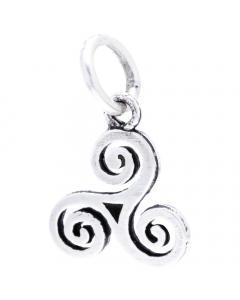 Celtic Triskel Schmuck Anhänger 925er Silber - Triskel - 19x13mm