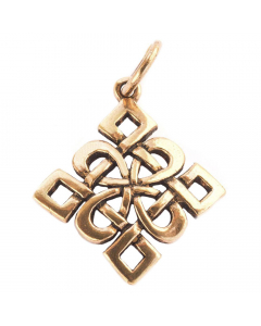 Bronzeanhänger Rigani Keltischer Knoten Bronze