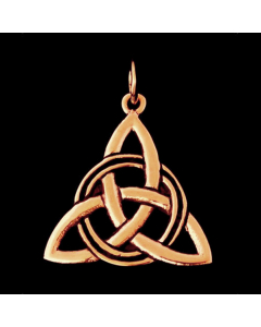 Taliesin Bronze Anhänger Schmuck - Keltische Knoten - 25x20mm