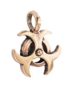 Amulett Celtic Dreiheit Bronze Schmuck