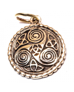 Triskelanhänger Celtic Bronze Schmuck - Triskel - 24x11mm