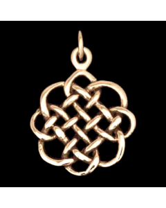 Keltische Vereinigung Bronze Anhänger Schmuck - Keltische Knoten - 28x18mm