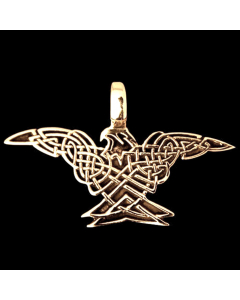 Bronzeanhänger Keltischer Adler Schmuck - Keltische Knoten , Sonstige Tiere , Vögel - 29x46mm