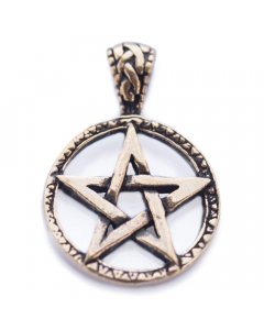 Bronzeanhänger Pentagramm Celtic Schmuck