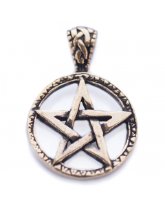 Bronzeanhänger Pentagramm Celtic Schmuck