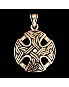 Bronzeanhänger Celtic Cross Schmuck - Keltische Knoten ,25x18mm